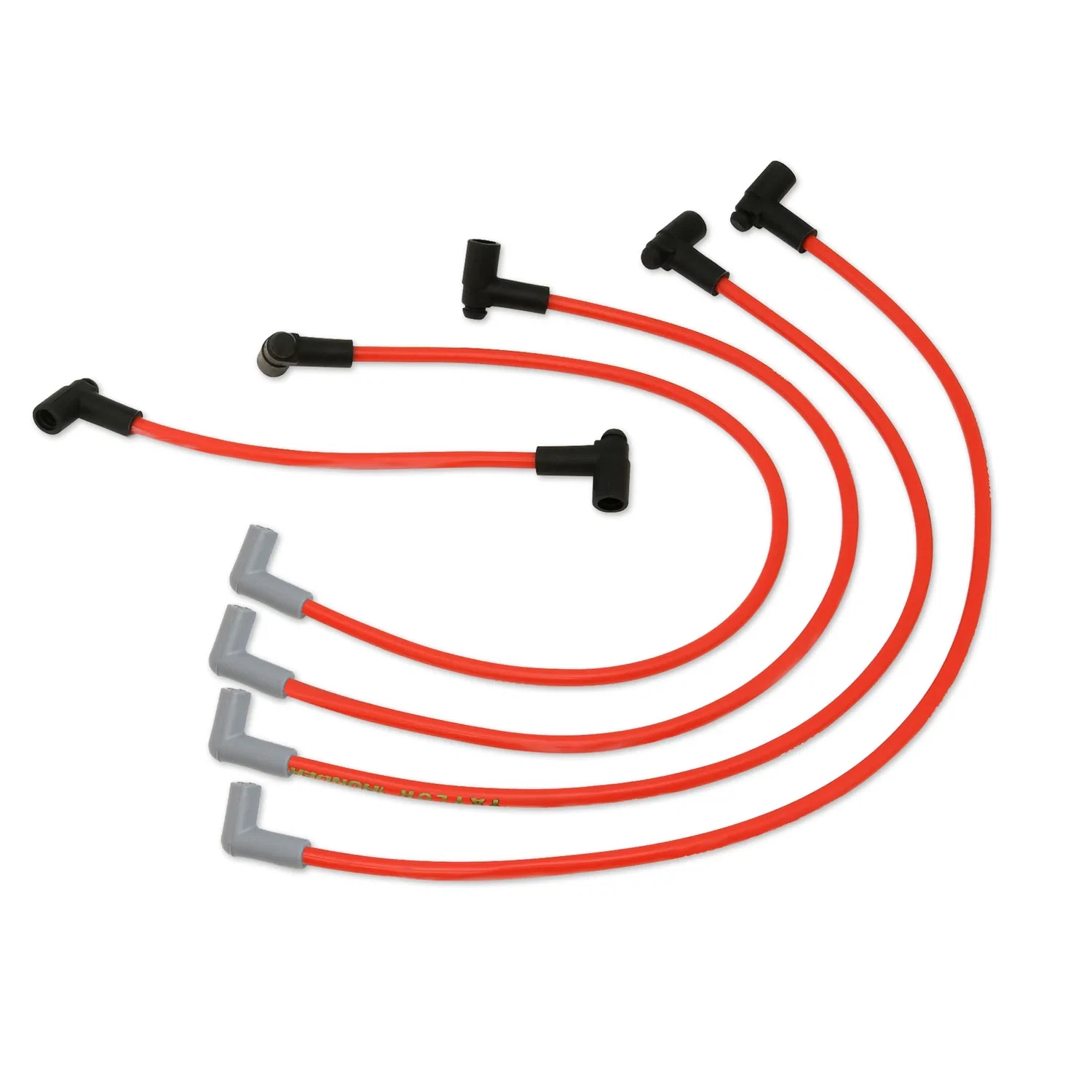 Spark Plug Wire Set Universal 8.2mm Silicone Thundervolt 40 ohm_ft Red 84291